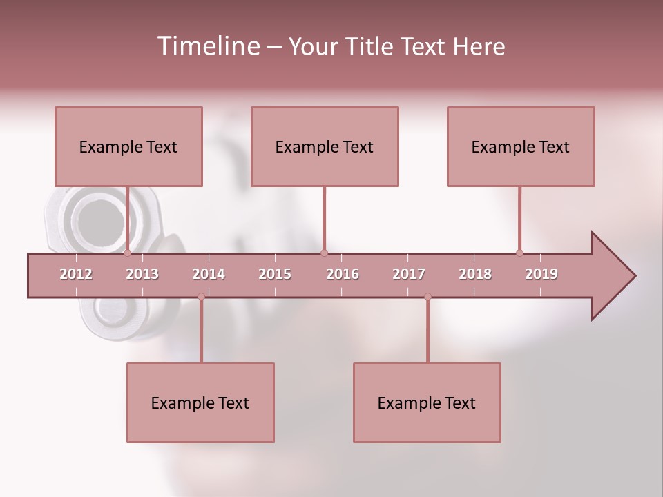 Alertness Gun Pistol PowerPoint Template