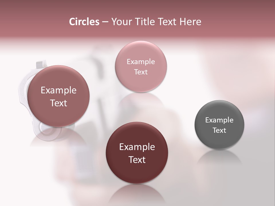 Alertness Gun Pistol PowerPoint Template