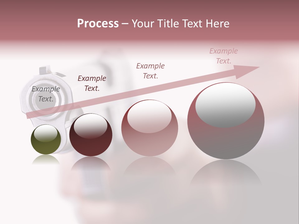 Alertness Gun Pistol PowerPoint Template