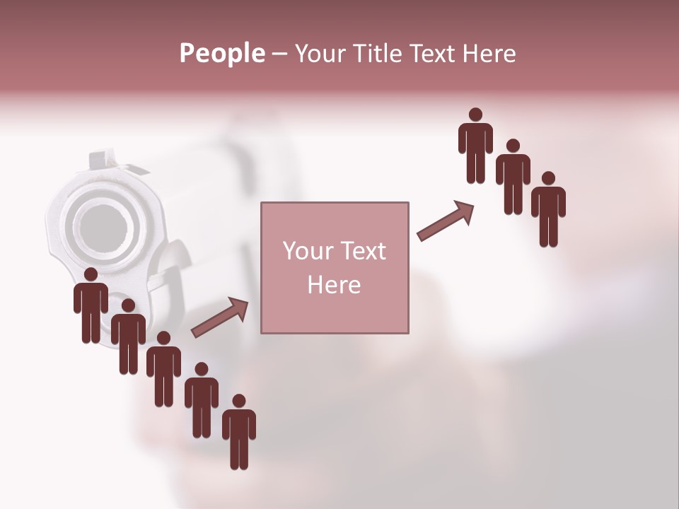 Alertness Gun Pistol PowerPoint Template