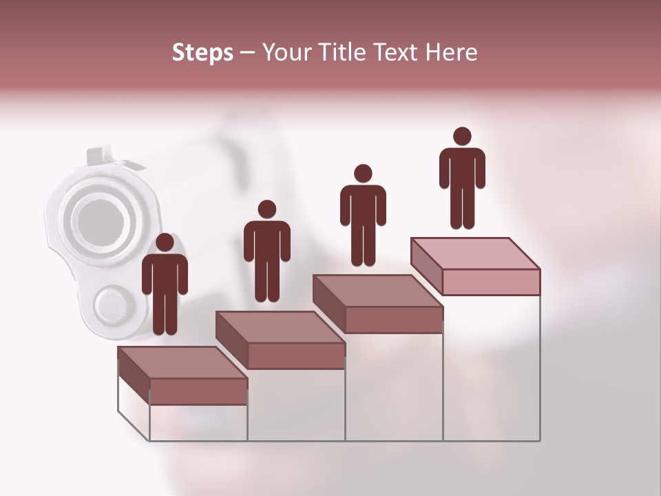 Alertness Gun Pistol PowerPoint Template