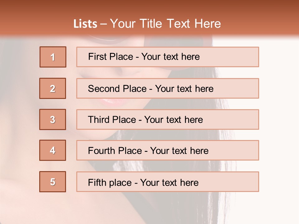 Text Beautiful Protection PowerPoint Template