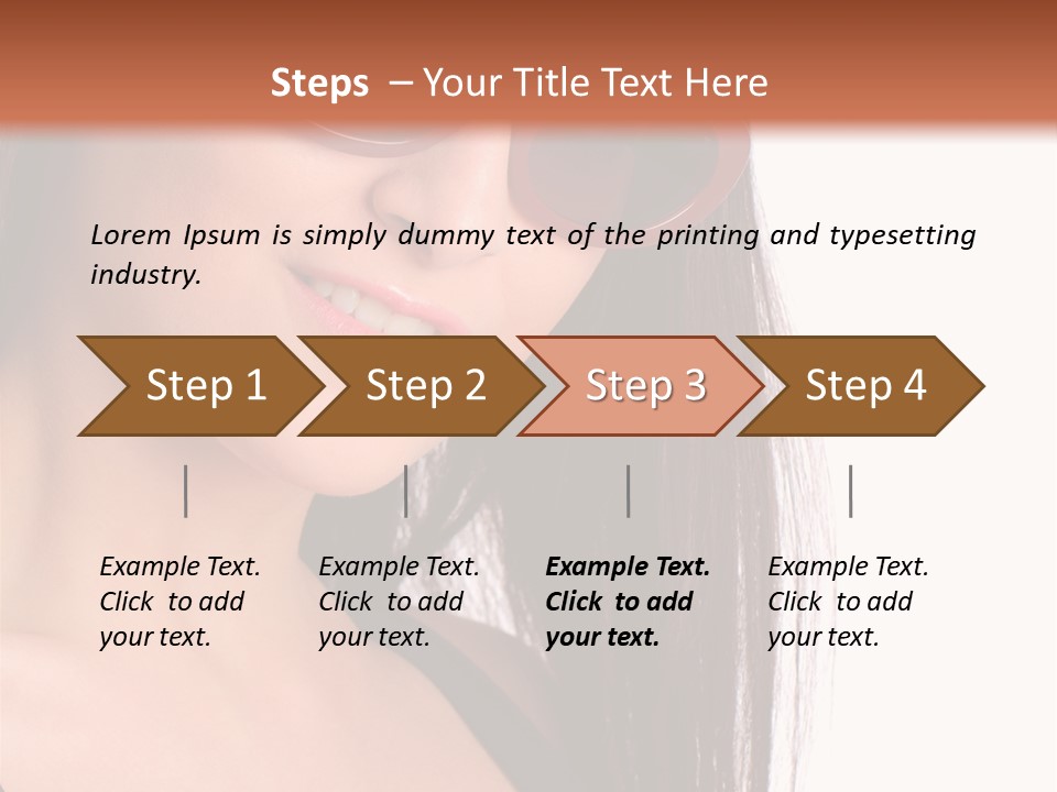 Text Beautiful Protection PowerPoint Template