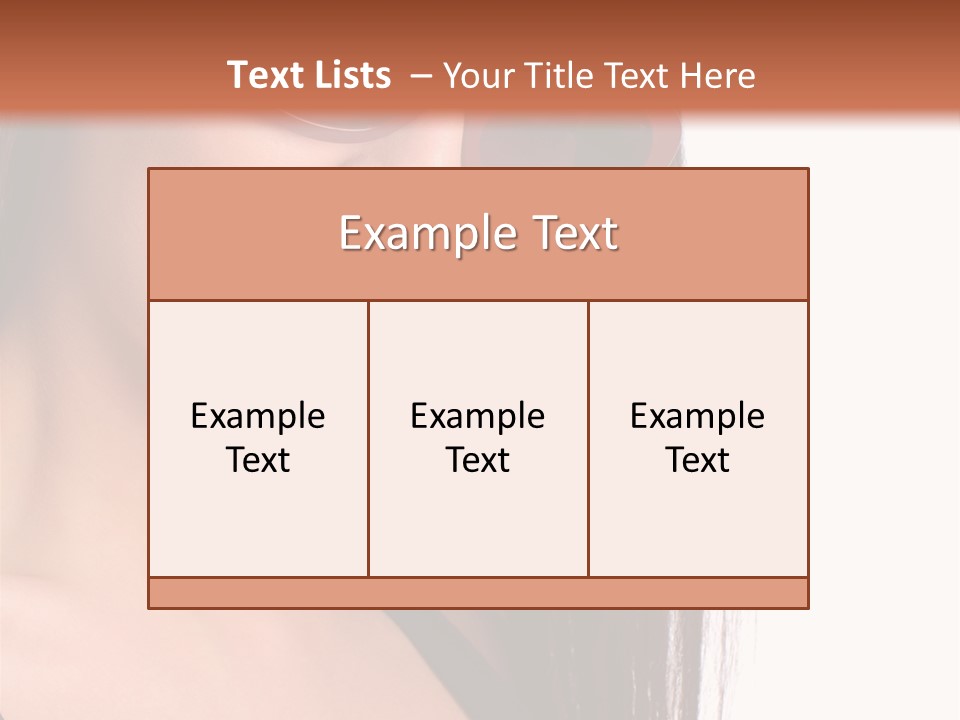 Text Beautiful Protection PowerPoint Template