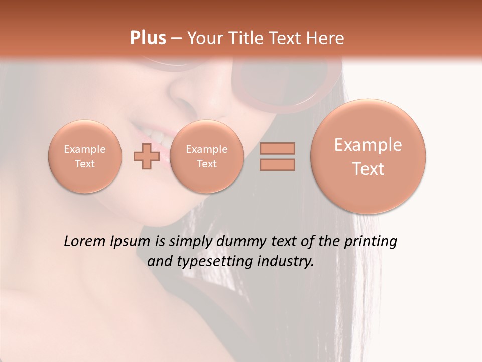 Text Beautiful Protection PowerPoint Template