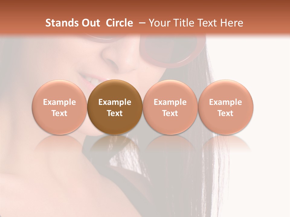 Text Beautiful Protection PowerPoint Template