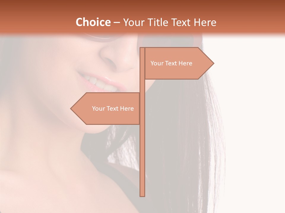 Text Beautiful Protection PowerPoint Template