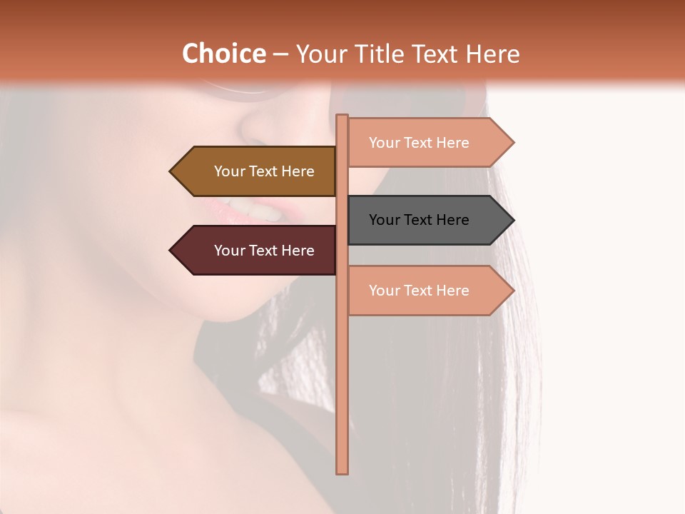 Text Beautiful Protection PowerPoint Template