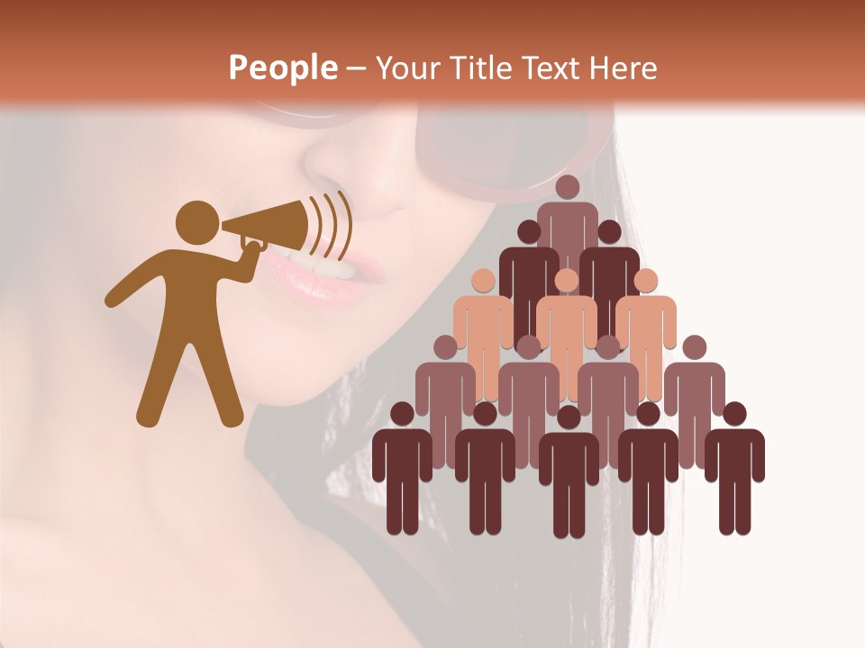 Text Beautiful Protection PowerPoint Template