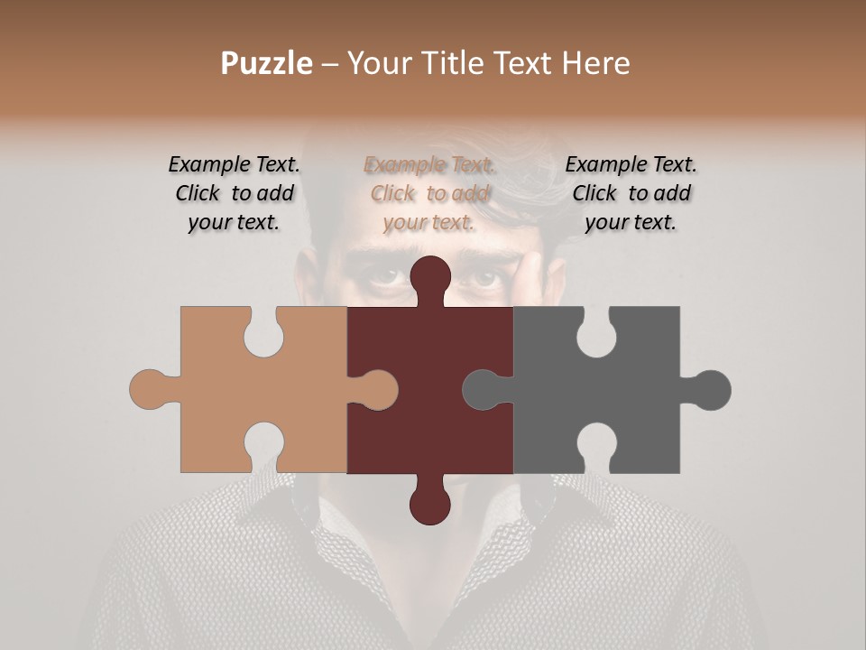 Sadness Hand Dumb PowerPoint Template