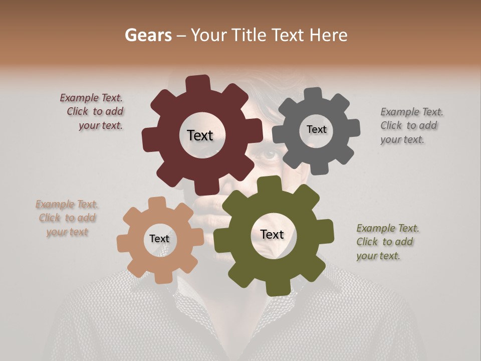 Sadness Hand Dumb PowerPoint Template