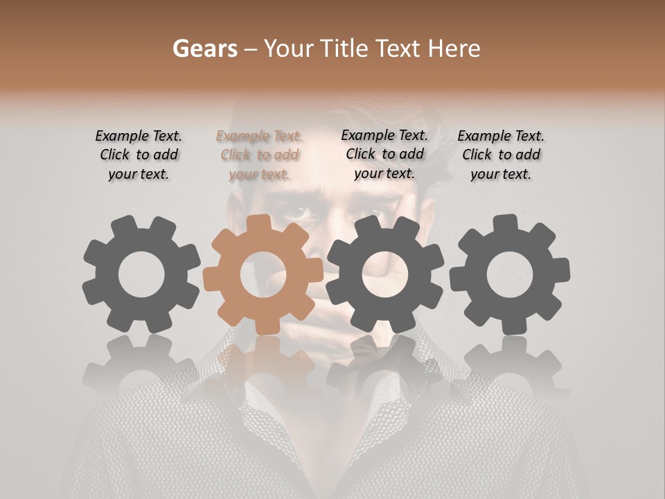 Sadness Hand Dumb PowerPoint Template