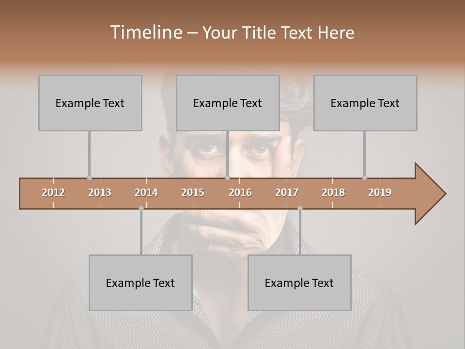 Sadness Hand Dumb PowerPoint Template