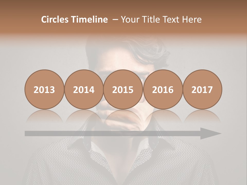 Sadness Hand Dumb PowerPoint Template