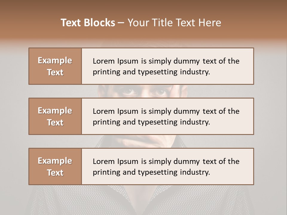 Sadness Hand Dumb PowerPoint Template
