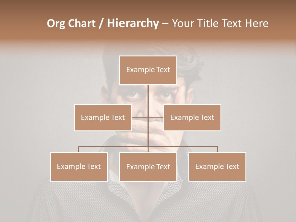 Sadness Hand Dumb PowerPoint Template