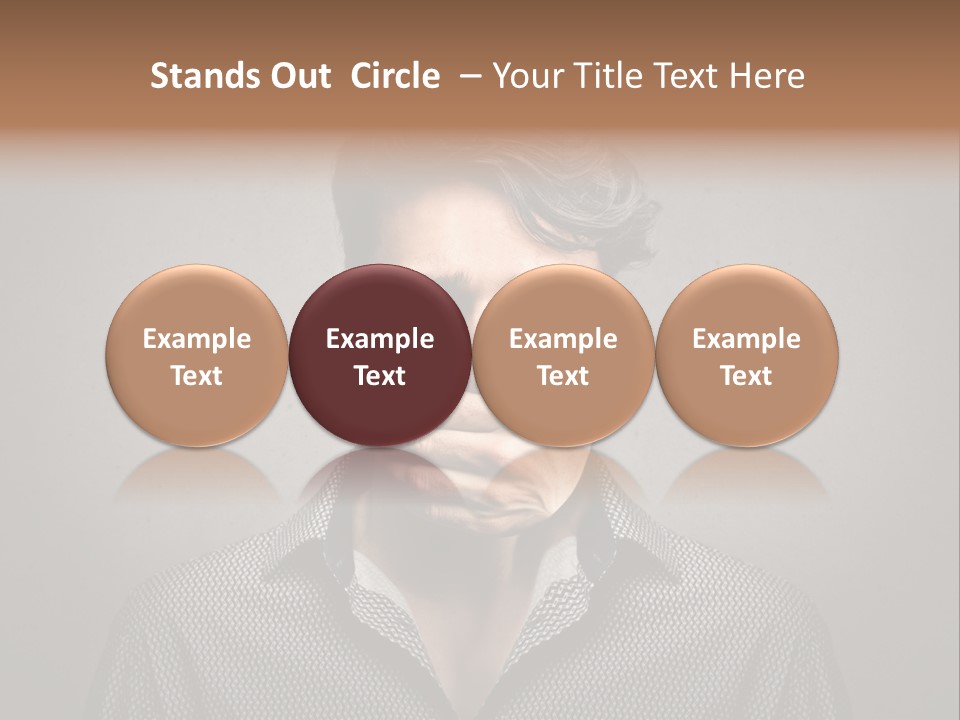 Sadness Hand Dumb PowerPoint Template