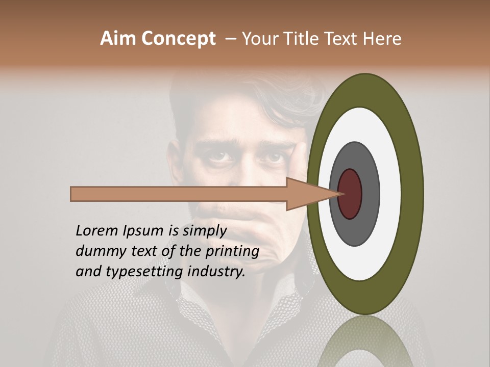 Sadness Hand Dumb PowerPoint Template