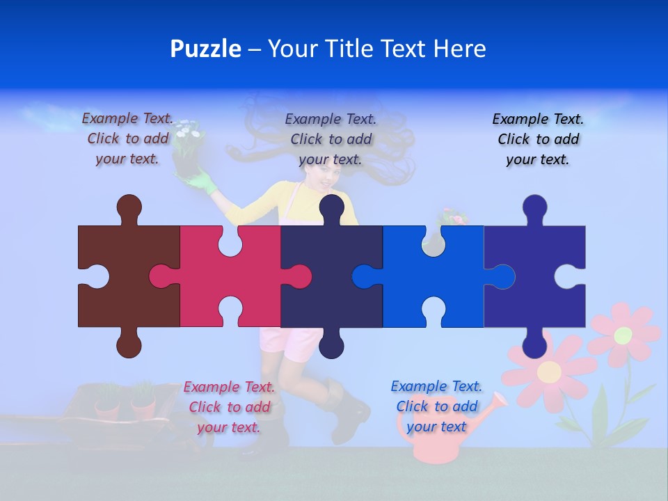 Person Woman Lovely PowerPoint Template