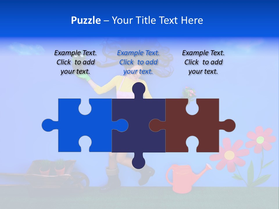 Person Woman Lovely PowerPoint Template