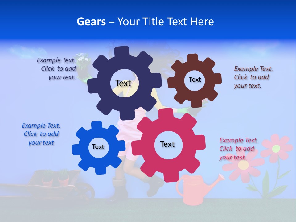 Person Woman Lovely PowerPoint Template