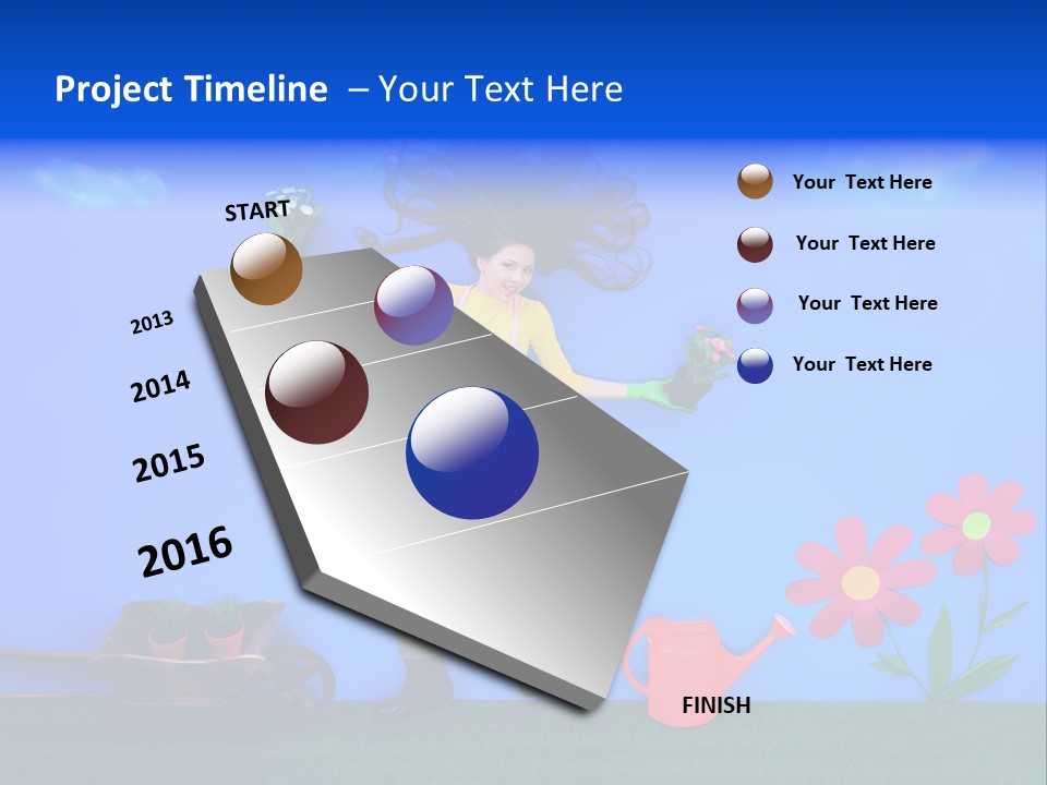 Person Woman Lovely PowerPoint Template