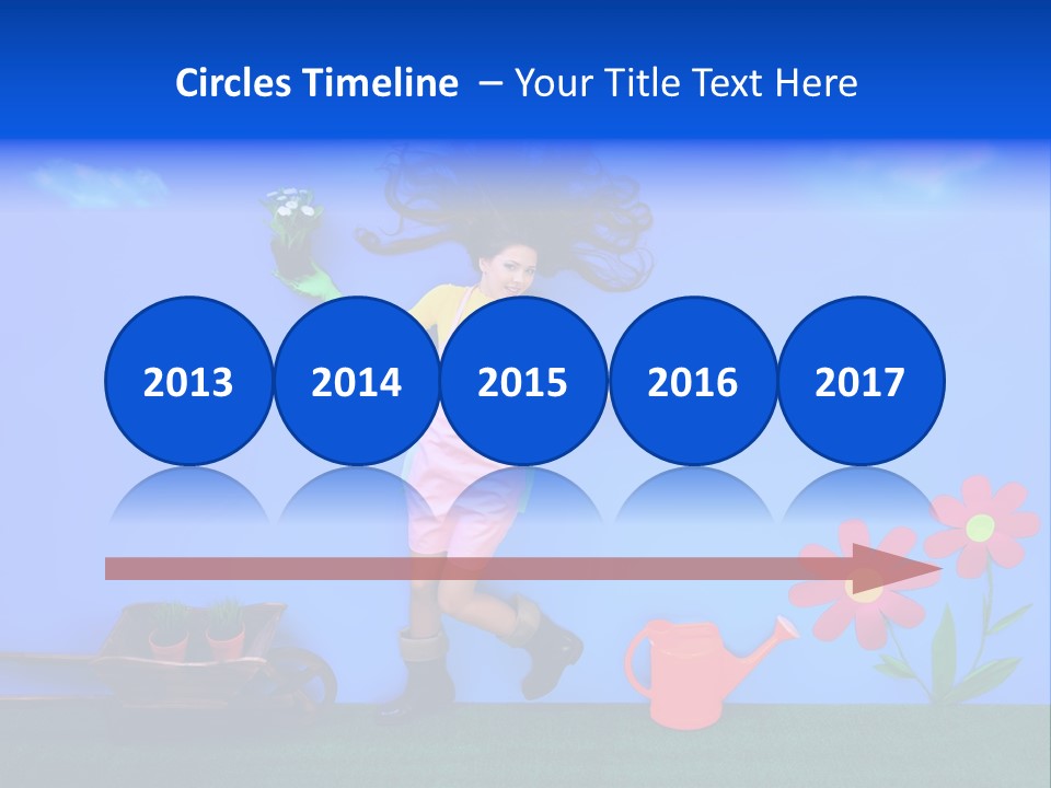 Person Woman Lovely PowerPoint Template