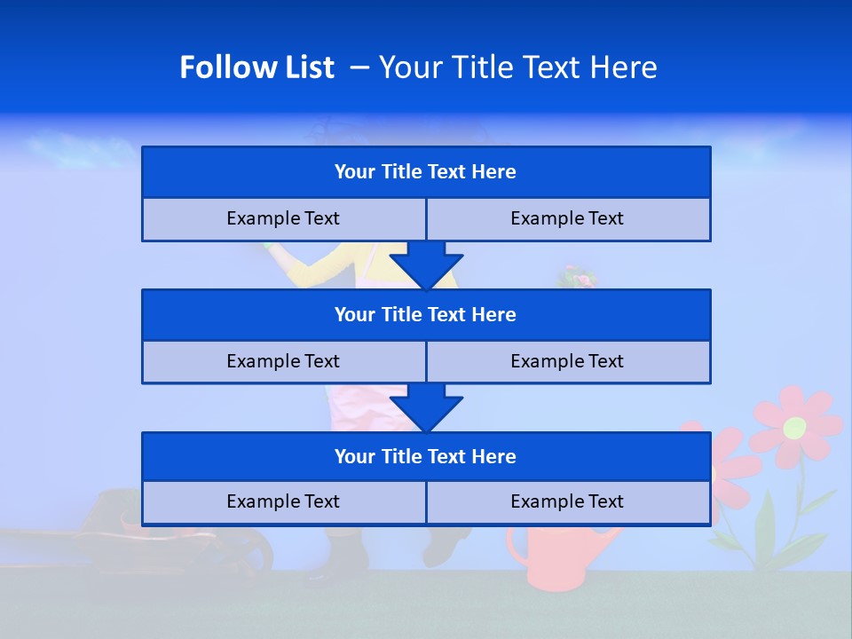 Person Woman Lovely PowerPoint Template