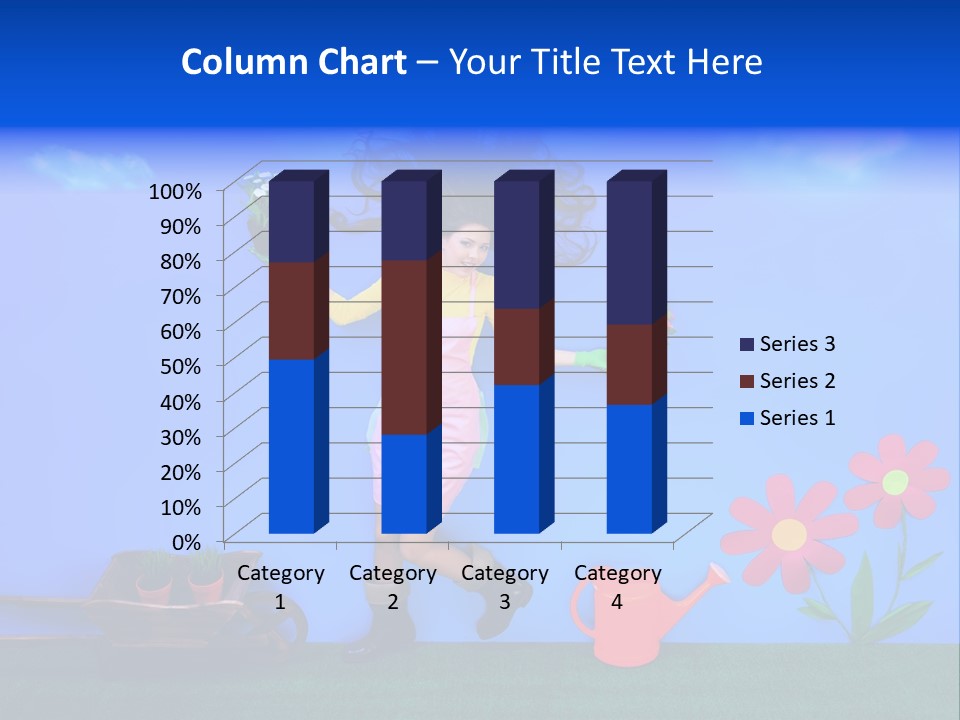Person Woman Lovely PowerPoint Template