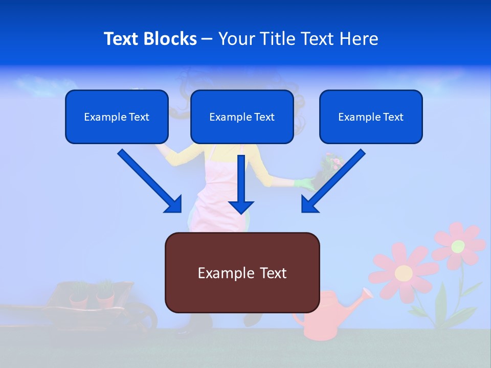 Person Woman Lovely PowerPoint Template