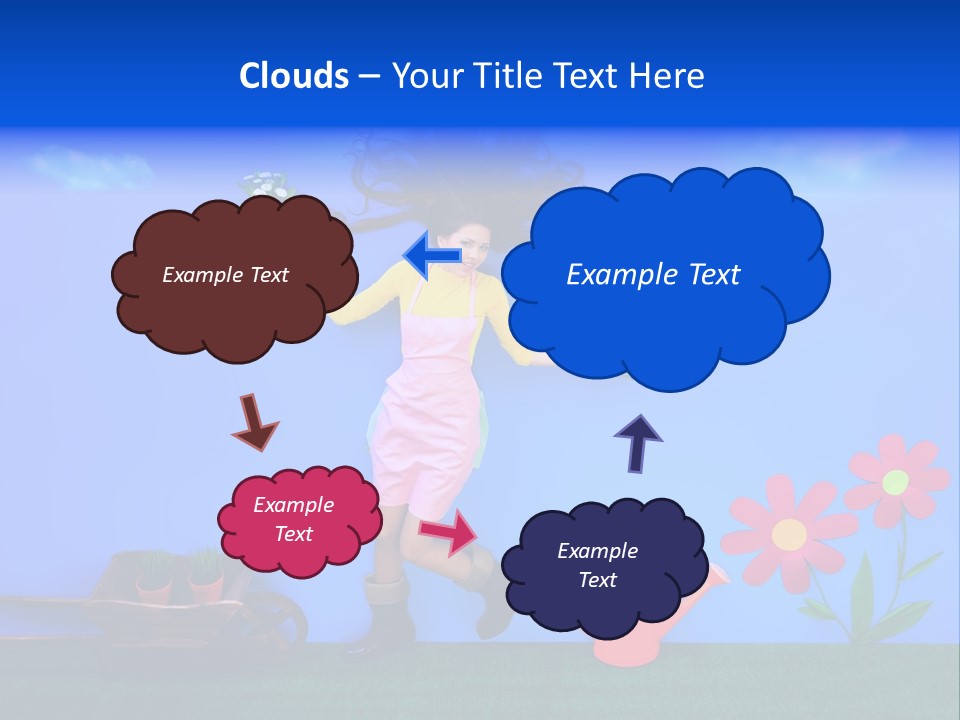 Person Woman Lovely PowerPoint Template