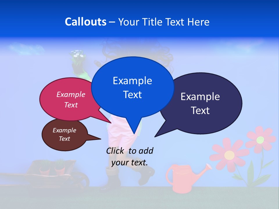 Person Woman Lovely PowerPoint Template