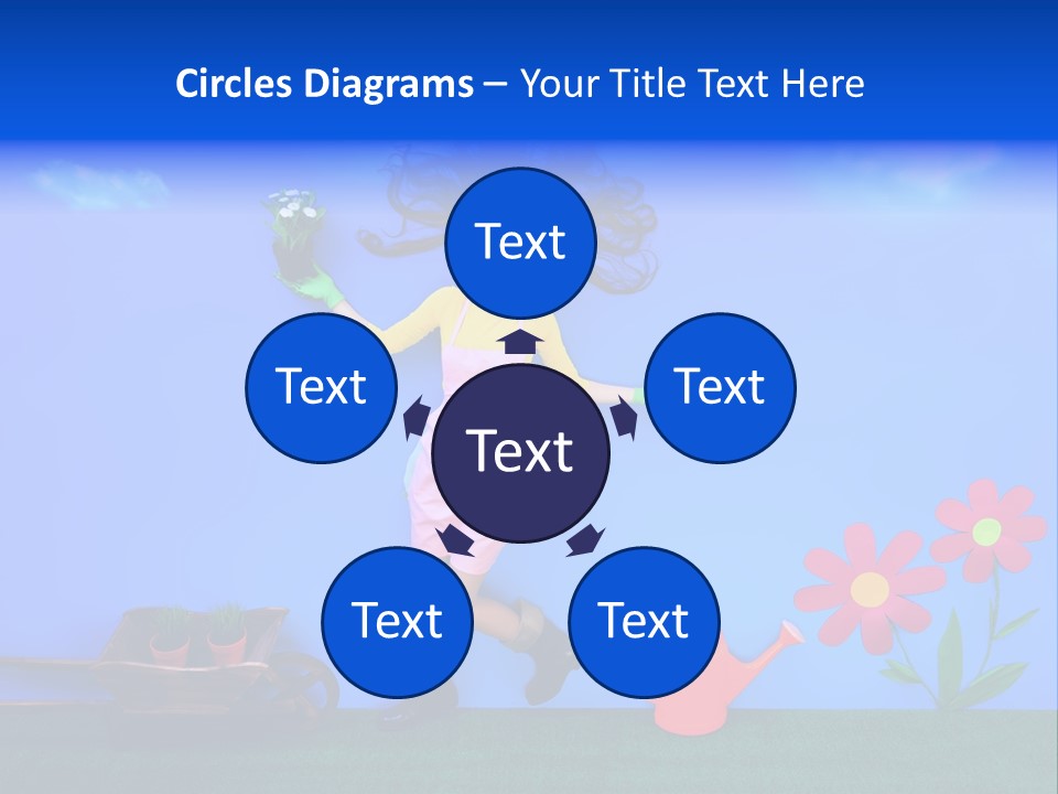 Person Woman Lovely PowerPoint Template