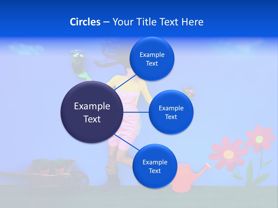 Person Woman Lovely PowerPoint Template