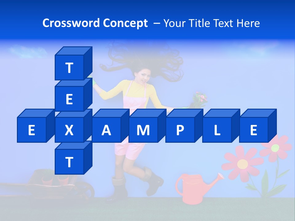 Person Woman Lovely PowerPoint Template