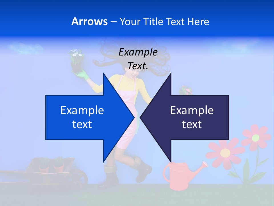 Person Woman Lovely PowerPoint Template