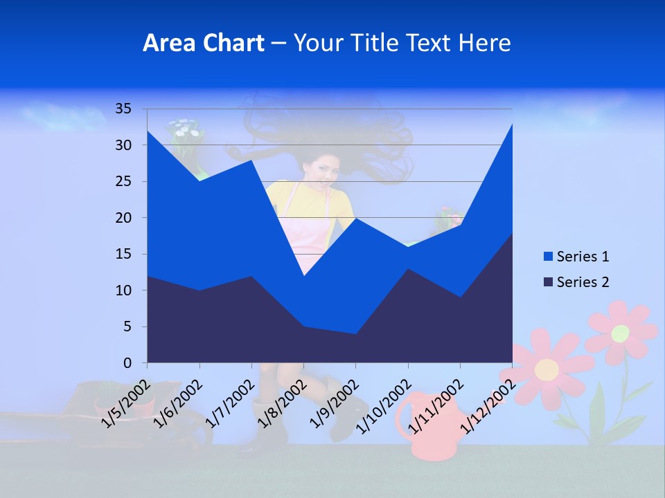 Person Woman Lovely PowerPoint Template