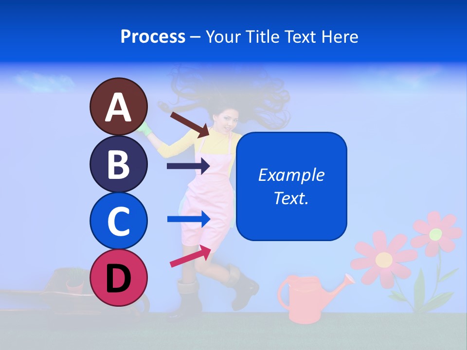 Person Woman Lovely PowerPoint Template