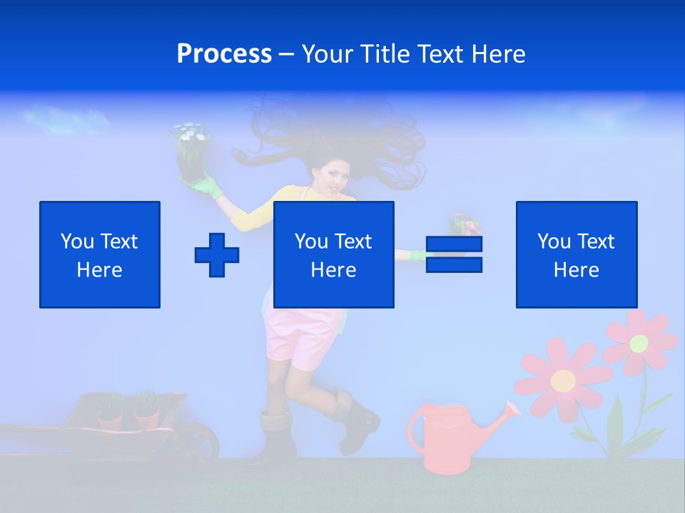 Person Woman Lovely PowerPoint Template