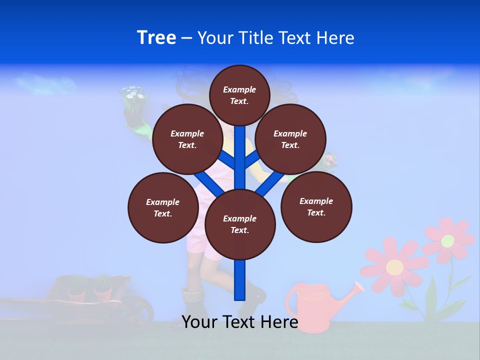 Person Woman Lovely PowerPoint Template