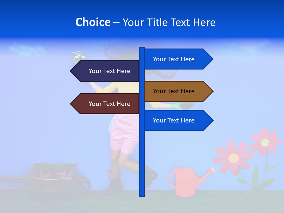 Person Woman Lovely PowerPoint Template