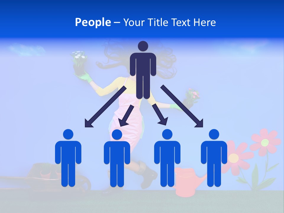 Person Woman Lovely PowerPoint Template