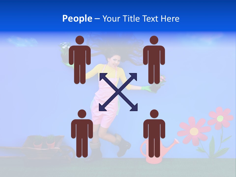 Person Woman Lovely PowerPoint Template