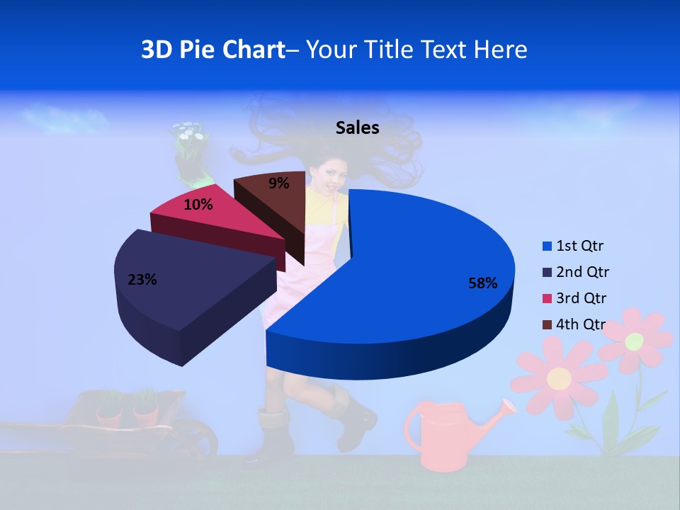 Person Woman Lovely PowerPoint Template