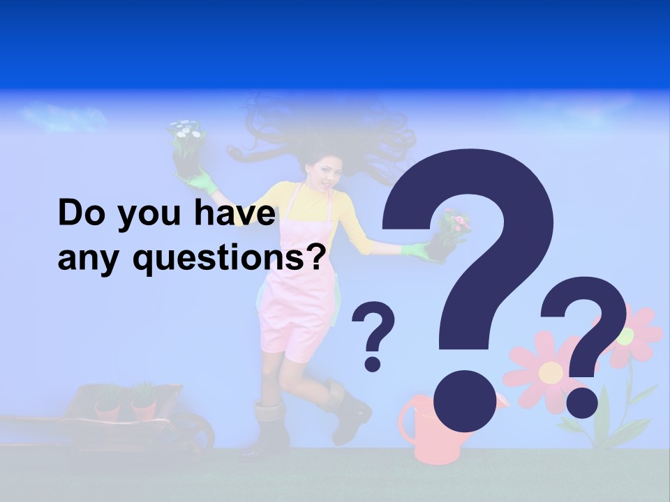 Person Woman Lovely PowerPoint Template