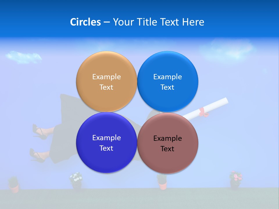 Youth Cloud Education PowerPoint Template
