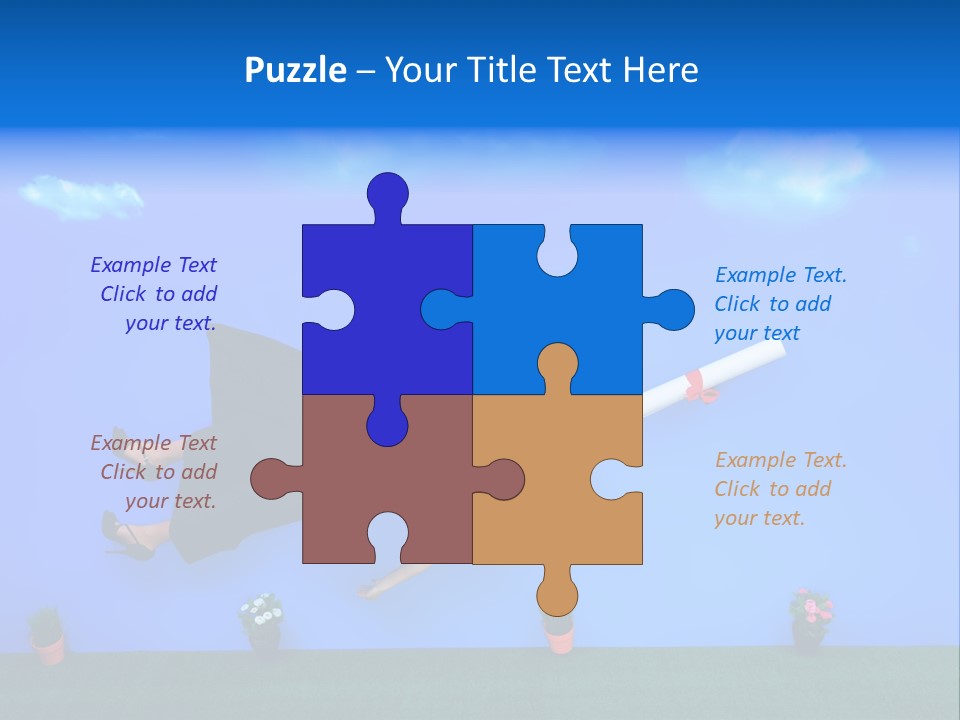 Youth Cloud Education PowerPoint Template