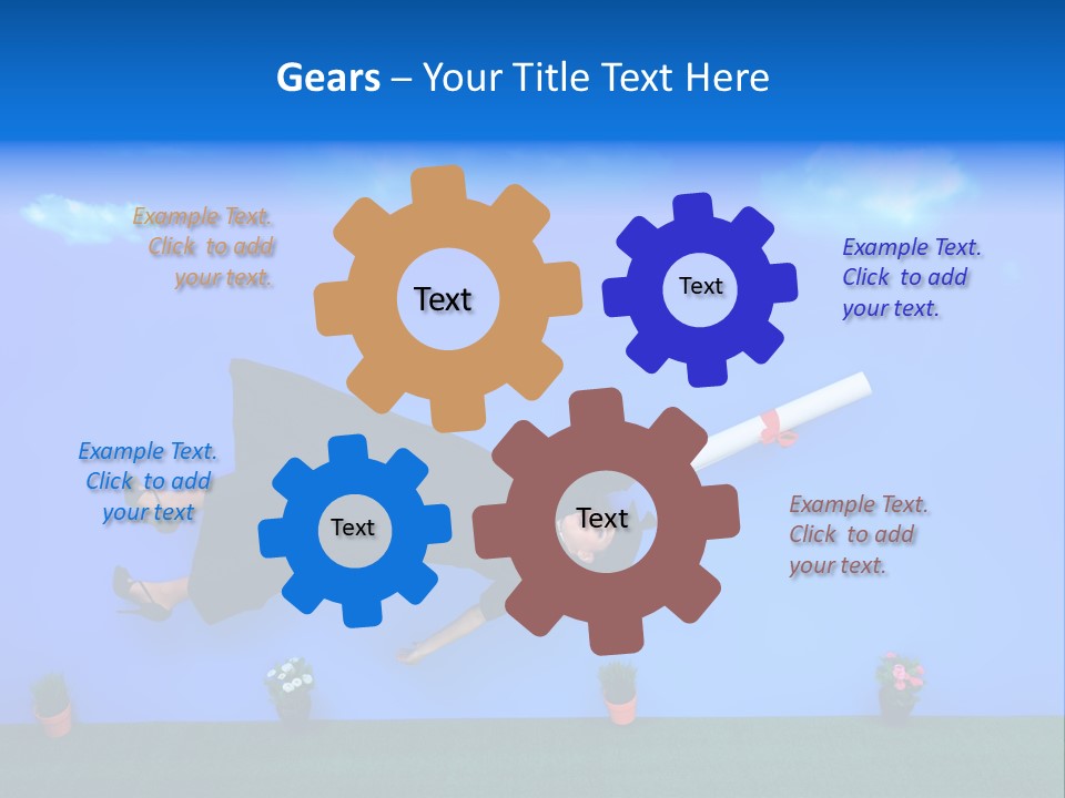 Youth Cloud Education PowerPoint Template
