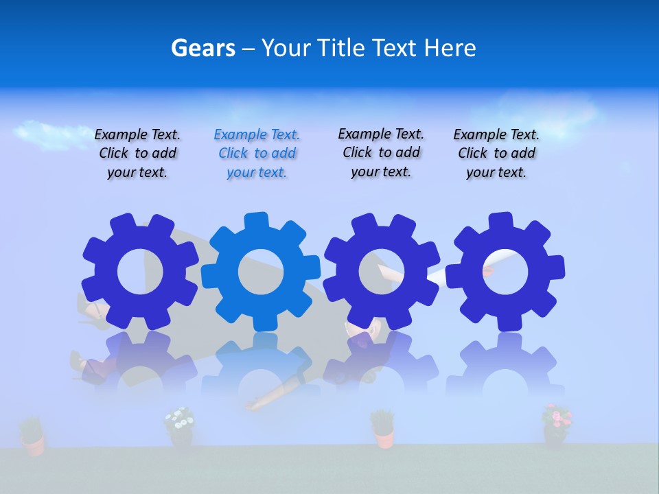 Youth Cloud Education PowerPoint Template