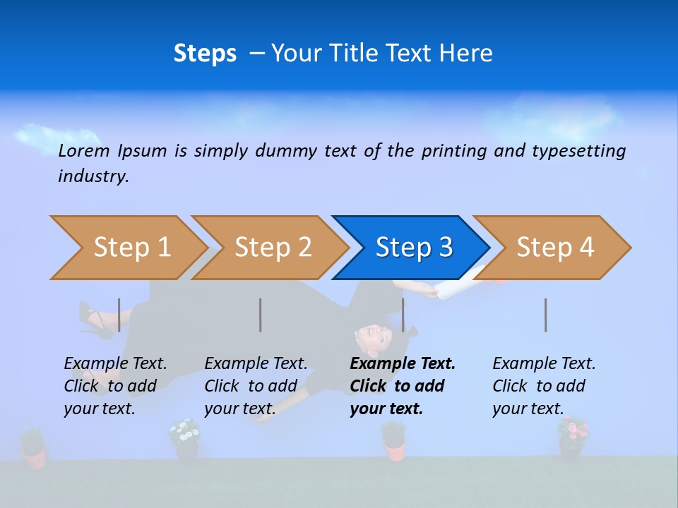 Youth Cloud Education PowerPoint Template